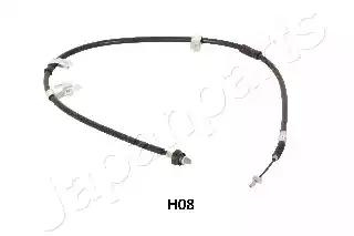 Трос ручного тормоза левый BCH08 Japan Parts (фото №1)