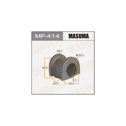 Втулка стабилизатора переднего MP414 Masuma (фото №1)