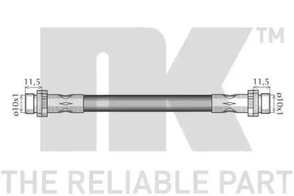 Шланг тормозной задний 8525137 NK (фото №2)