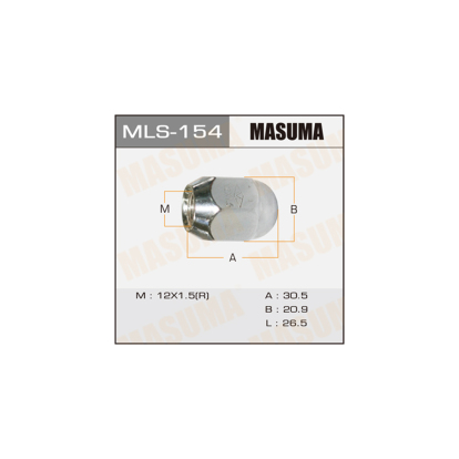 Гайка колёсная MLS154 Masuma (фото №1)